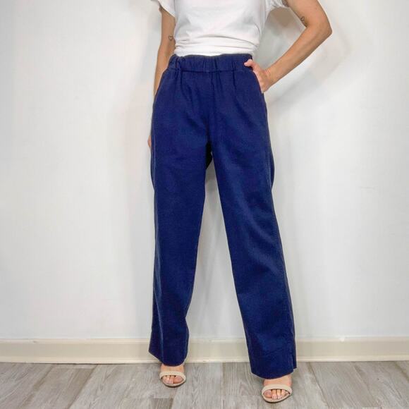 J. Crew Pants - NWT J. CREW navy pull-on pants straight leg pockets tall nautical XST 3007